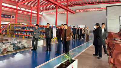 阜陽市科技局領導蒞臨非耀真空泵考察指導
